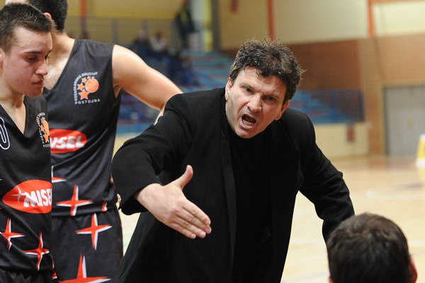 Milovic at basketball match TCG Mercator - Epic Misel , played at Poden sports hall , Skofja Loka , 31.01.2009